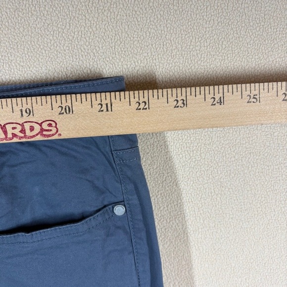 Cutter & Buck Voyager 5 Pocket Mens Pant 42x30 Grey Twill Classic Comfort Preppy - Picture 3 of 8